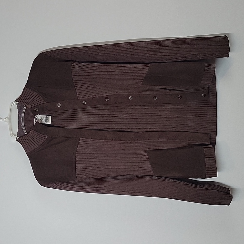 J'ENVIE New York Brown Sweater Jacket